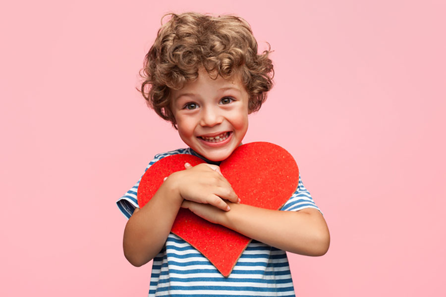 San Valentín con niños